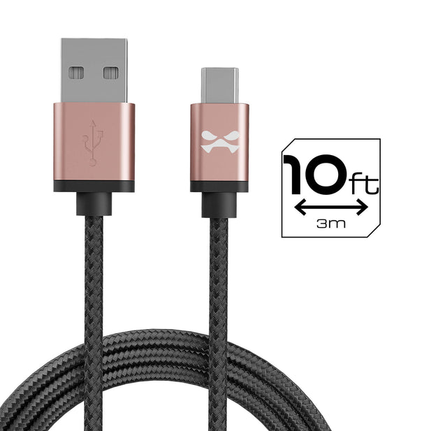 Ghostek Micro USB 3m Fast Charging Braided Cable