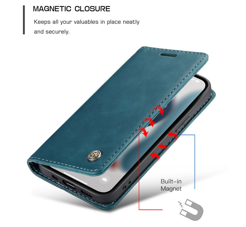 CaseMe iPhone 13 Pro Max Flip Wallet Case
