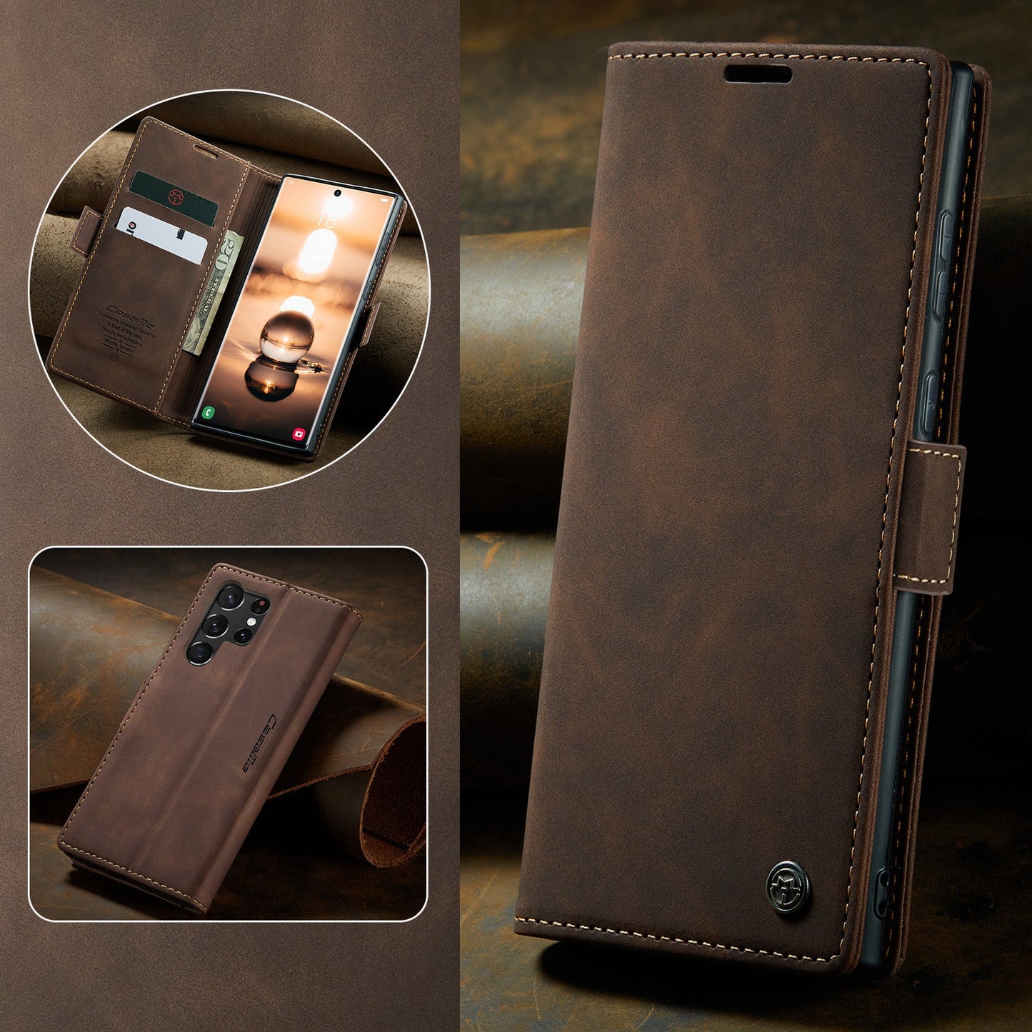CaseMe Flip Wallet For Your Samsung S23 Ultra