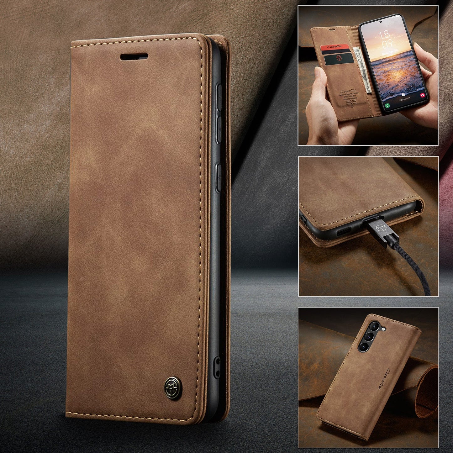CaseMe Flip Wallet For Your Samsung S23