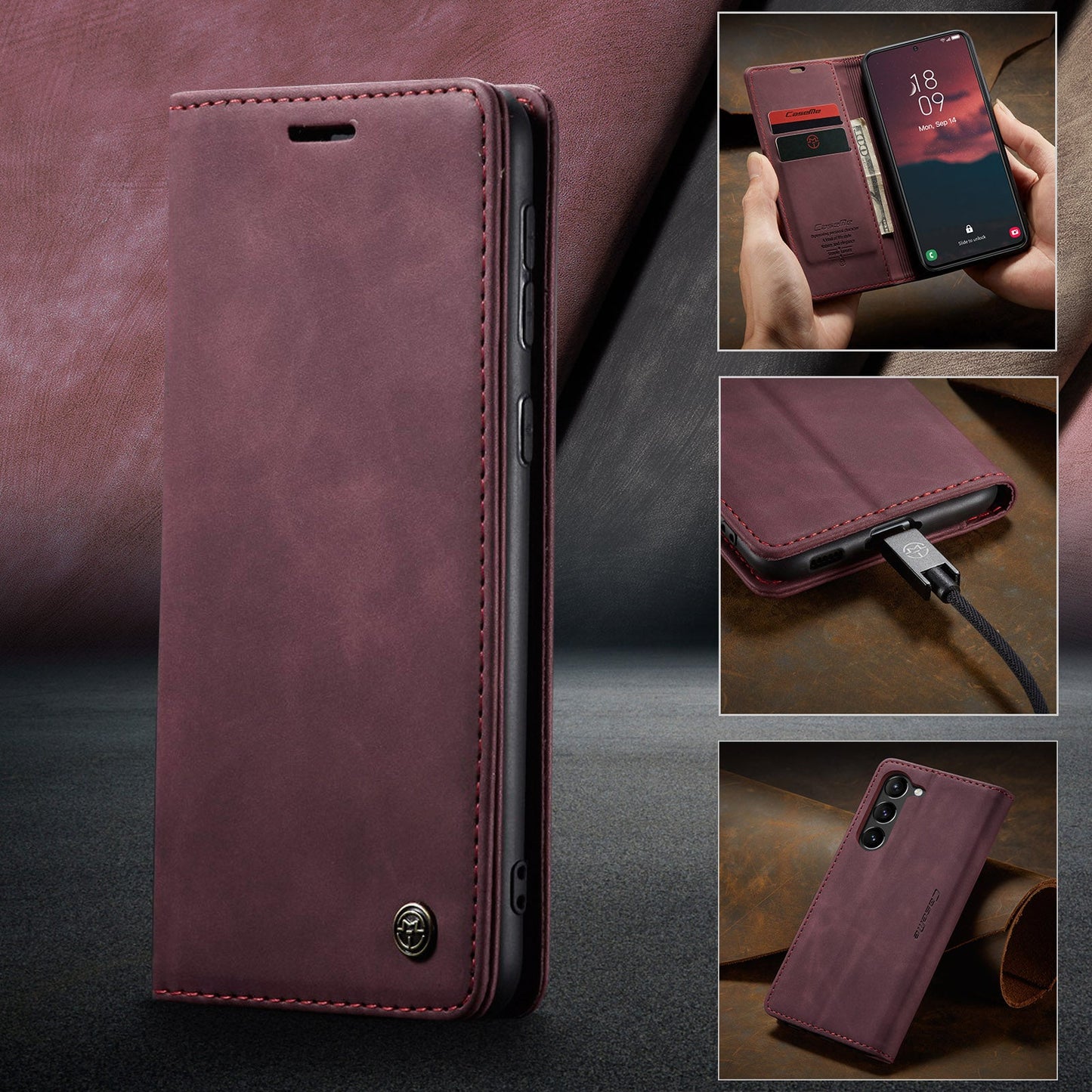 CaseMe Flip Wallet For Your Samsung S23