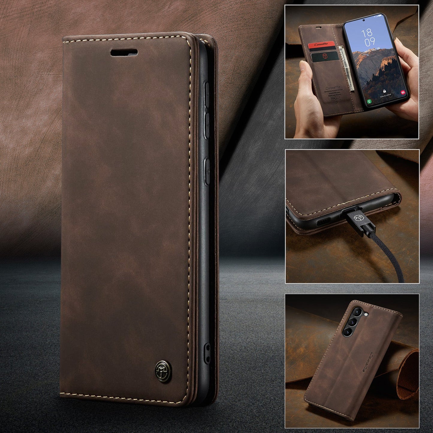 CaseMe Flip Wallet For Your Samsung S23