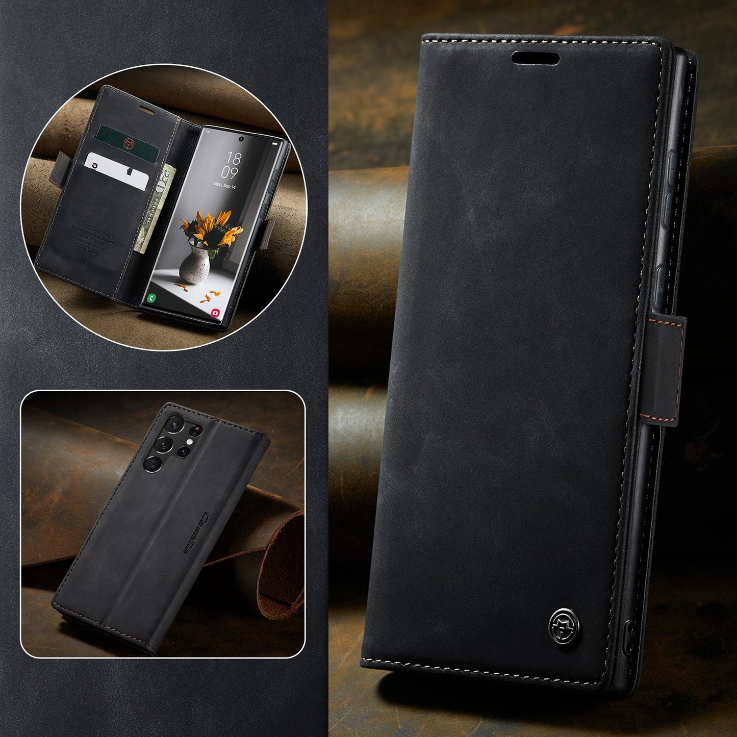 CaseMe Flip Wallet For Your Samsung S23 Ultra