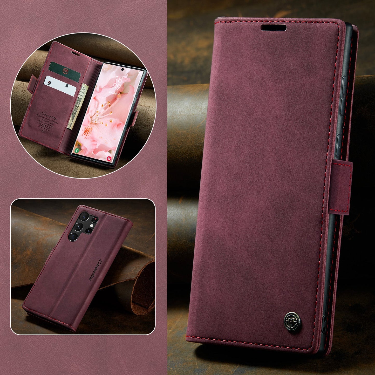 CaseMe Flip Wallet For Your Samsung S23 Ultra