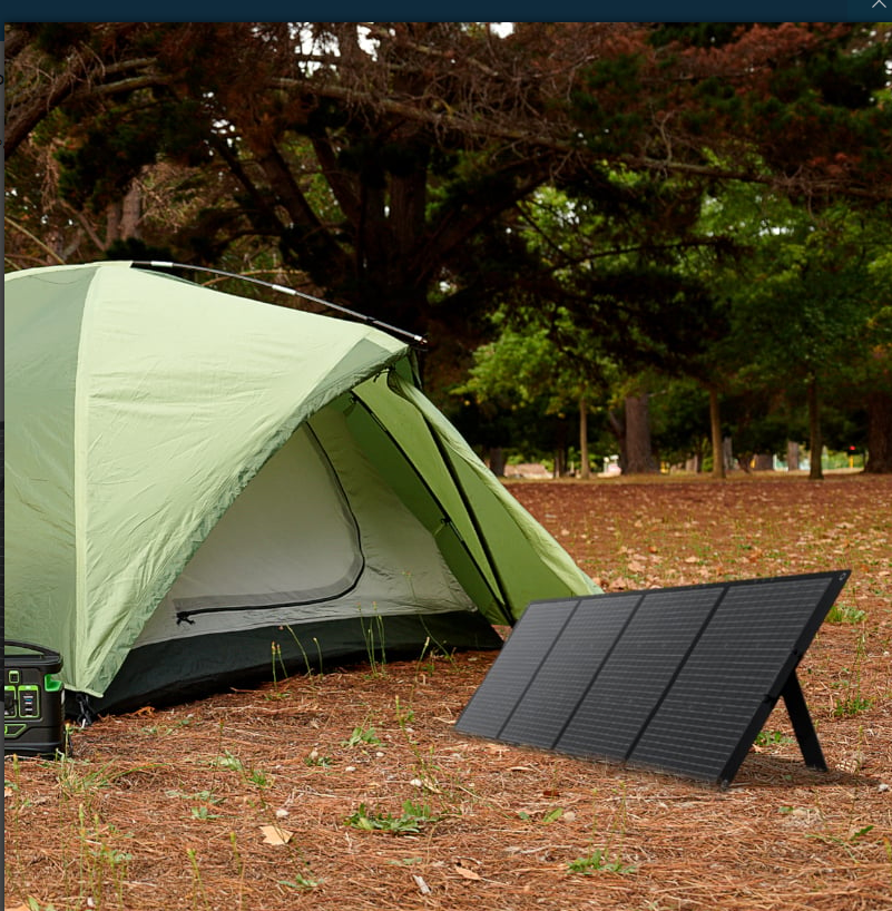 Gizzu 110W Universal Rugged Solar Panel