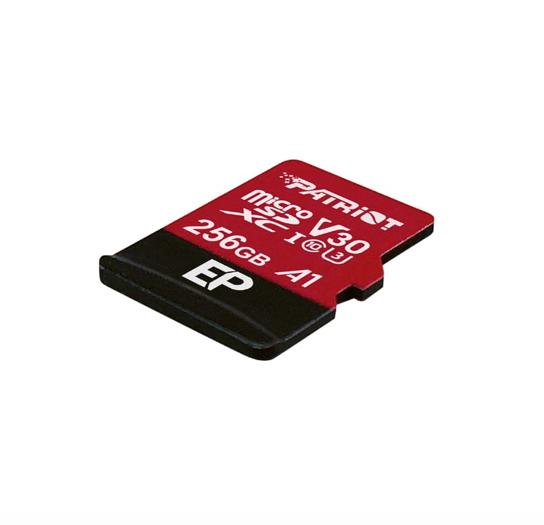 Patriot EP V30 A1 256GB Micro SDXC Card + Adapter