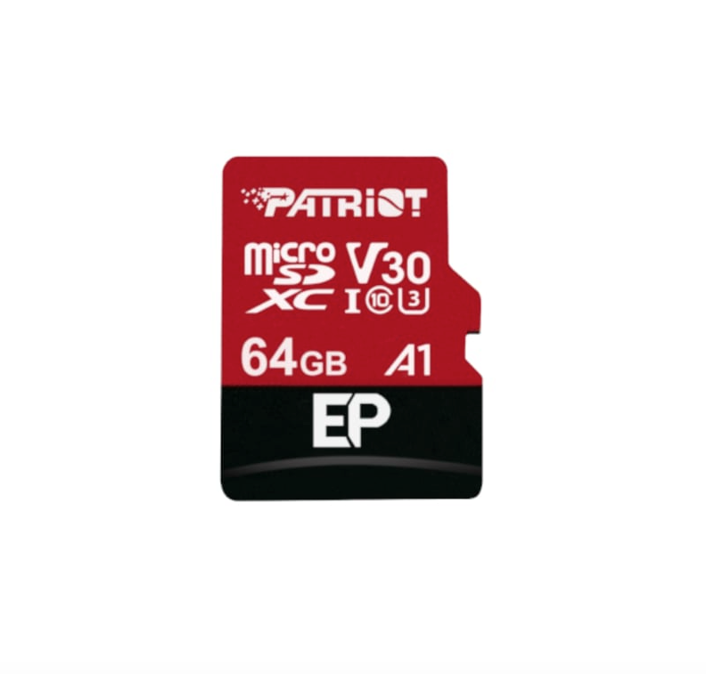 Patriot EP V30 A1 64GB Micro SDXC Card + Adapter