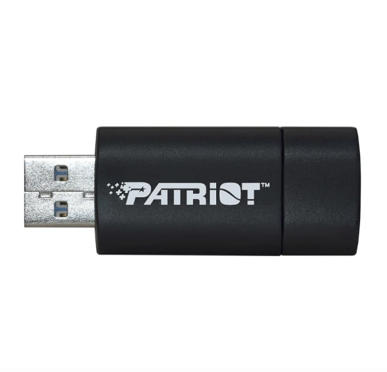 Patriot Supersonic Rage Lite 64GB USB 3.2 Gen1 Flash Drive – Black
