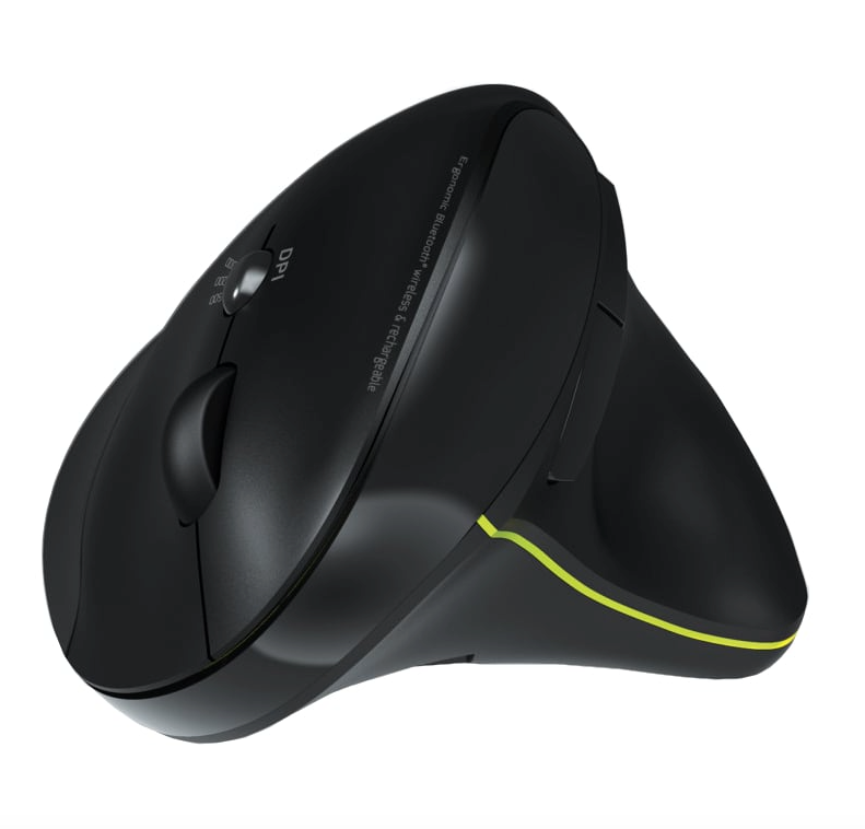 Port Connect Bluetooth Wireless Rechargeable Ergonomic Mouse