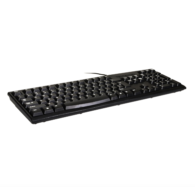 Port Connect Office Budget Wired Keyboard-Black