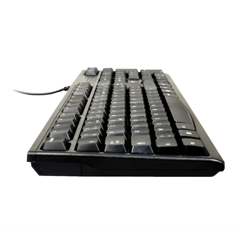 Port Connect Office Budget Wired Keyboard-Black