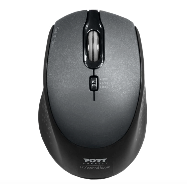 Port Wireless Silent 3600DPI 3 Button Dongle Mouse