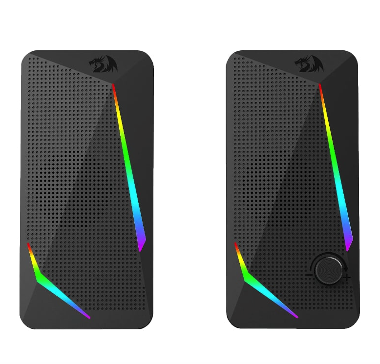 Redragon 2 Satellite RGB Gaming Speakers Waltz – Black