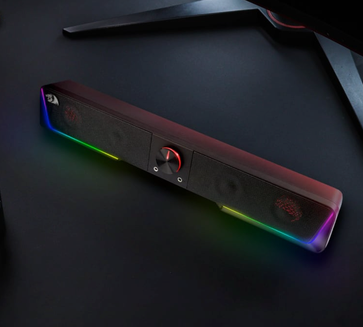Redragon Darknet Bluetooth PC Gaming Speaker 2.0 – Black