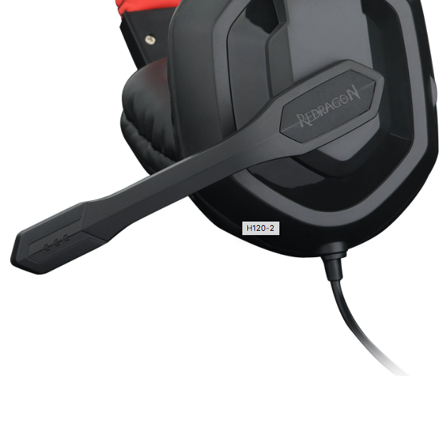 Redragon Over Ear ARES Aux Gaming Headset – Black