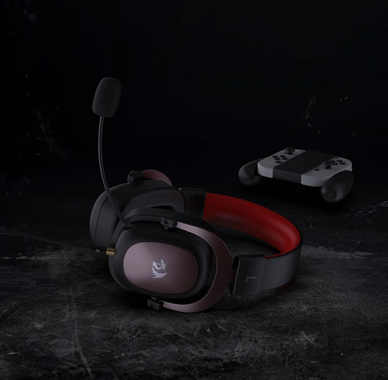 Redragon Over Ear Zeus 2 USB Wired Gaming Headset – Black