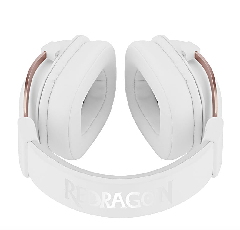 Redragon Over Ear Zeus 2 USB Wired Gaming Headset – White