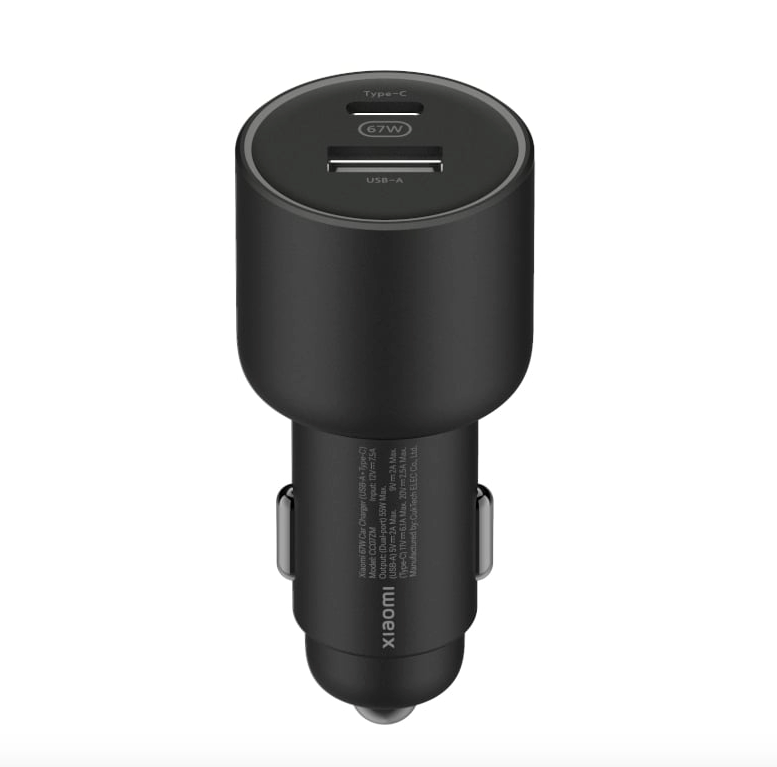 Xiaomi 67W Car Charger USB-A and Type-C