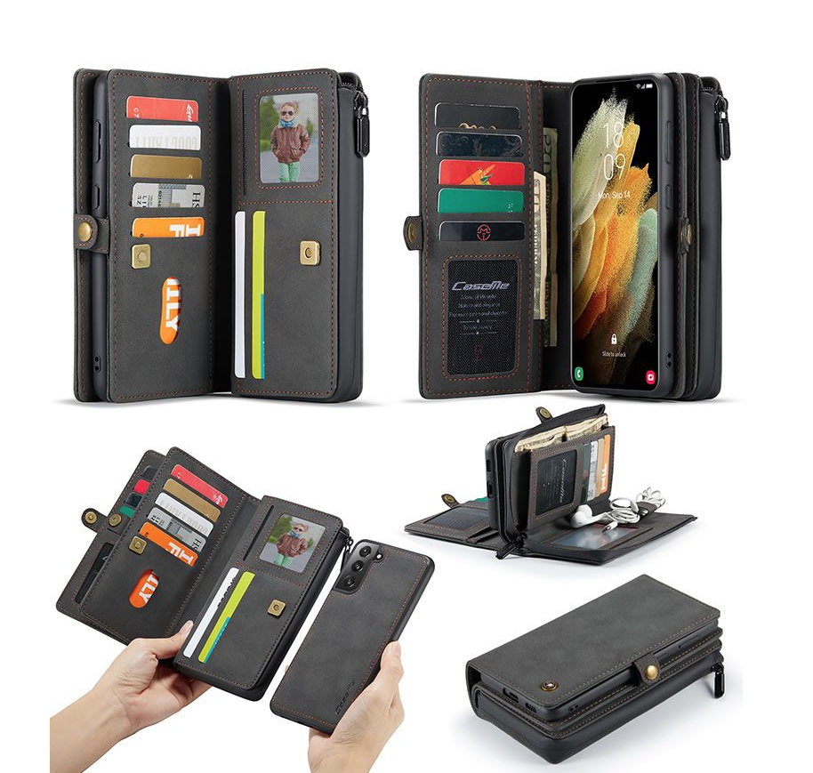 Caseme Samsung S21 Premium Flip Wallet Case
