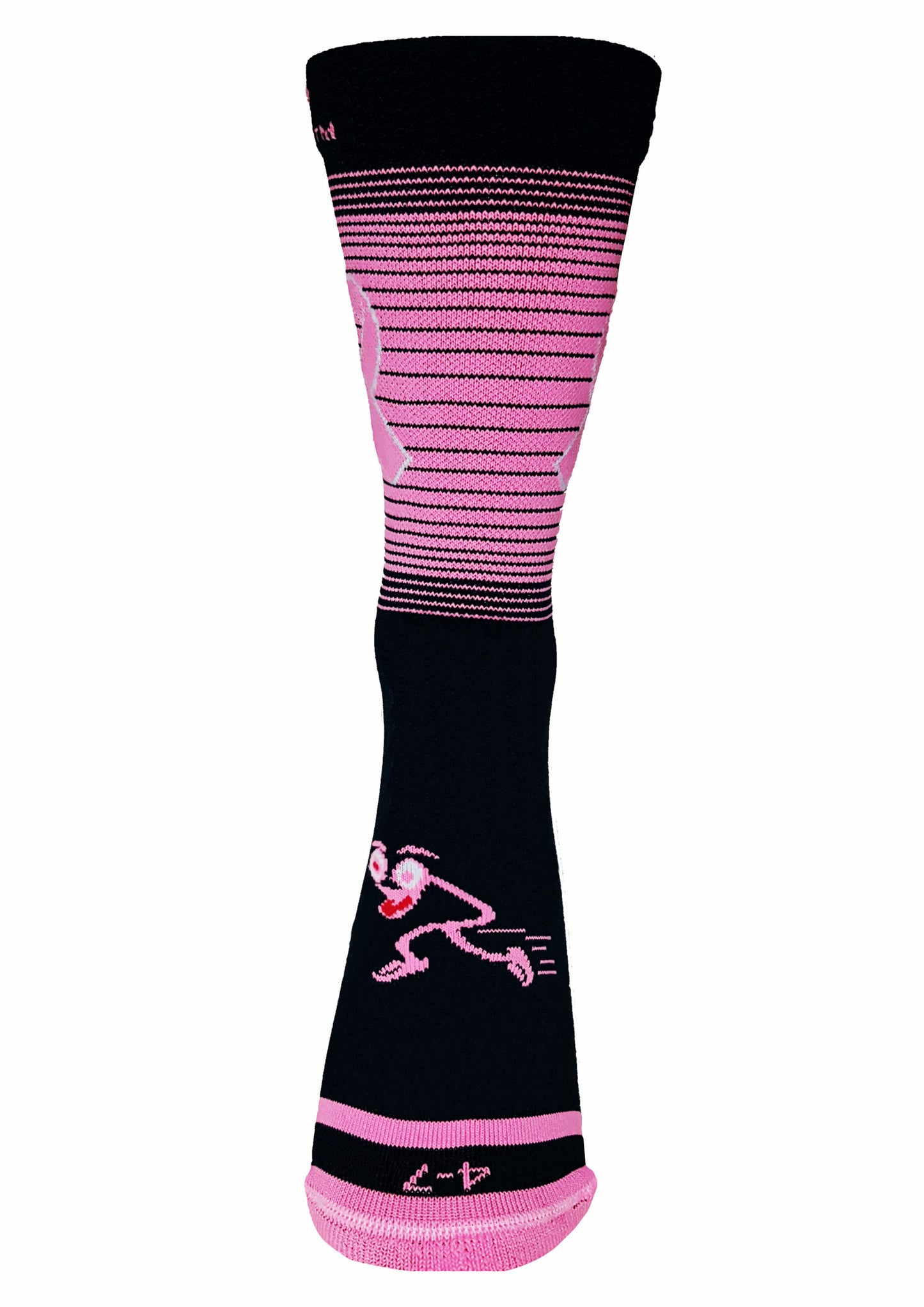 Stikee Cancer Sock - Pink and Black - Quikstix