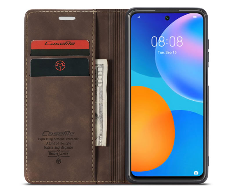 CaseMe Huawei P Smart 2021 Flip Wallet Case