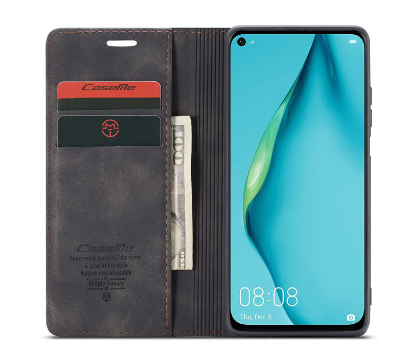 CaseMe Huawei P40 Lite Flip Wallet Case
