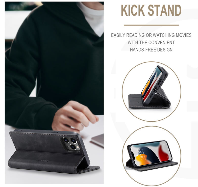 CaseMe iPhone 13 Pro Max Flip Wallet Case