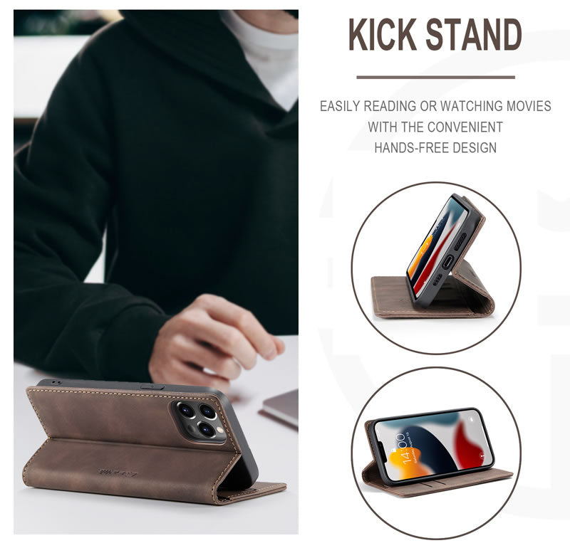 CaseMe iPhone 13 Pro Max Flip Wallet Case