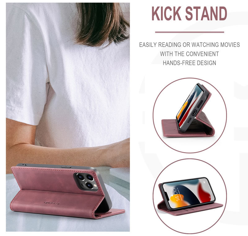 CaseMe iPhone 13 Pro Max Flip Wallet Case