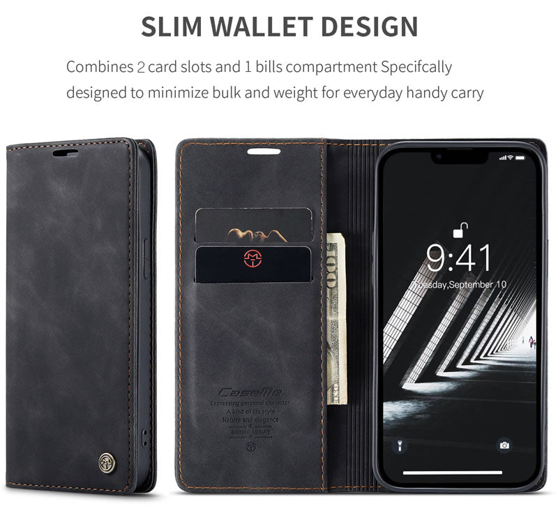 CaseMe iPhone 14 Flip Wallet