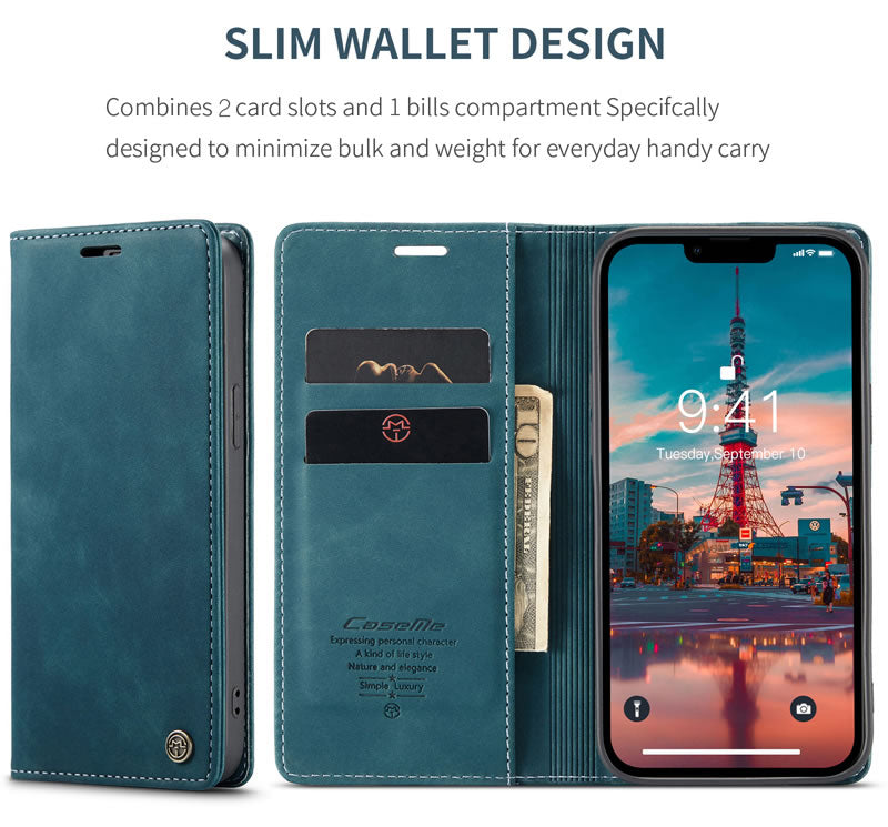 CaseMe iPhone 14 Flip Wallet