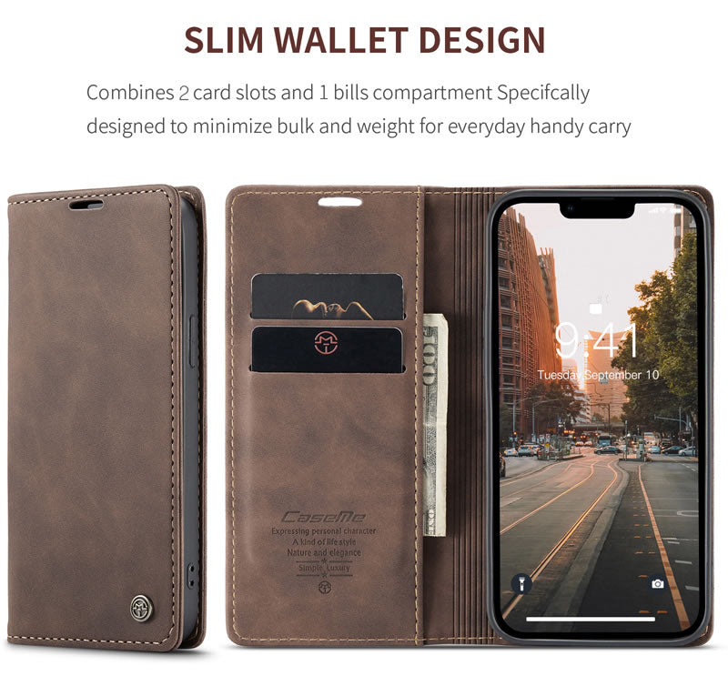 CaseMe iPhone 14 Flip Wallet