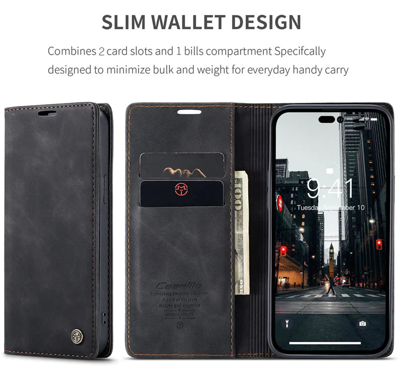 CaseMe iPhone 14 Pro Max Flip Wallet