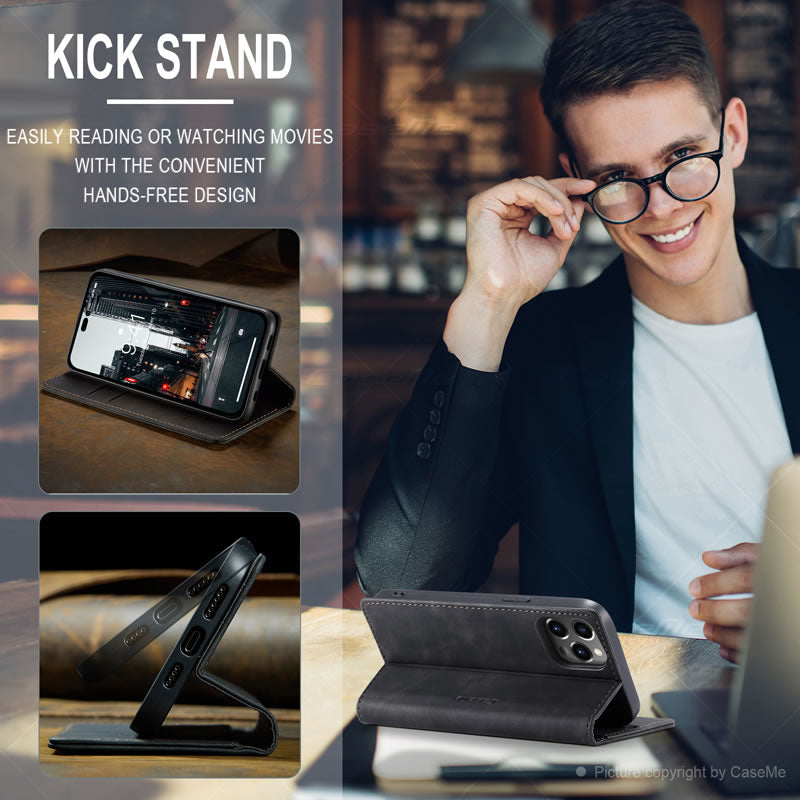 CaseMe iPhone 14 Pro Flip Wallet