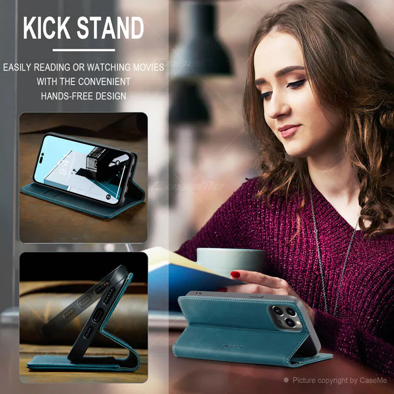 CaseMe iPhone 14 Pro Max Flip Wallet