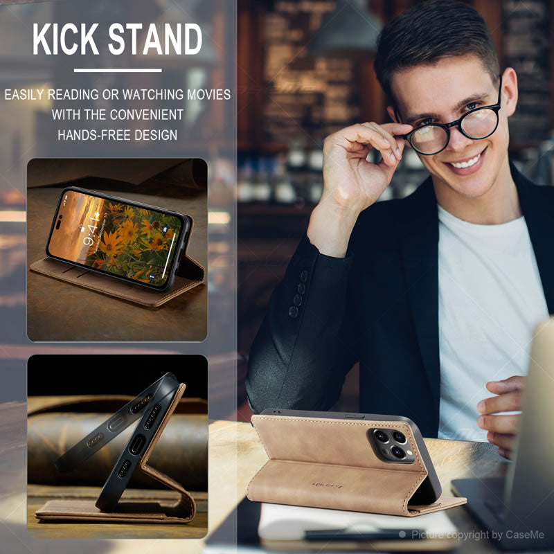CaseMe iPhone 14 Pro Flip Wallet