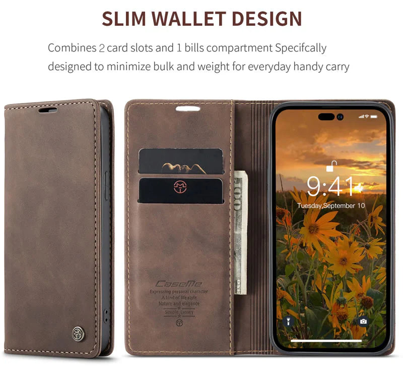 CaseMe iPhone 14 Pro Max Flip Wallet