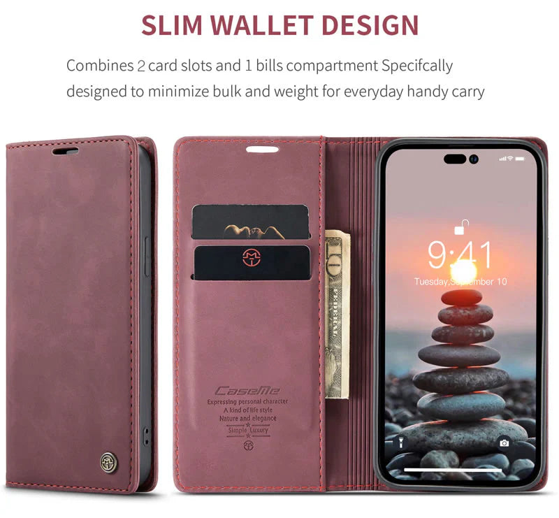 CaseMe iPhone 14 Pro Max Flip Wallet