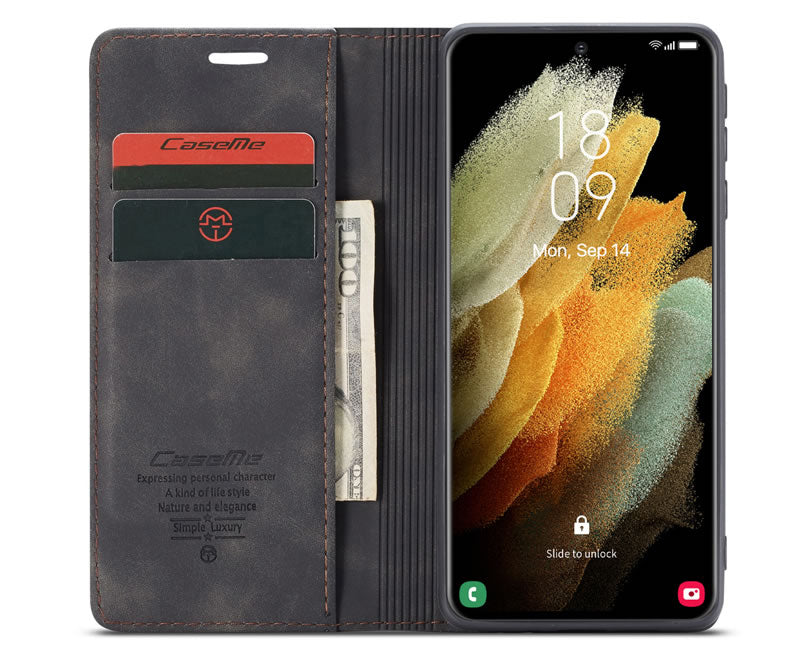 CaseMe Samsung S21 Ultra Flip Wallet Case