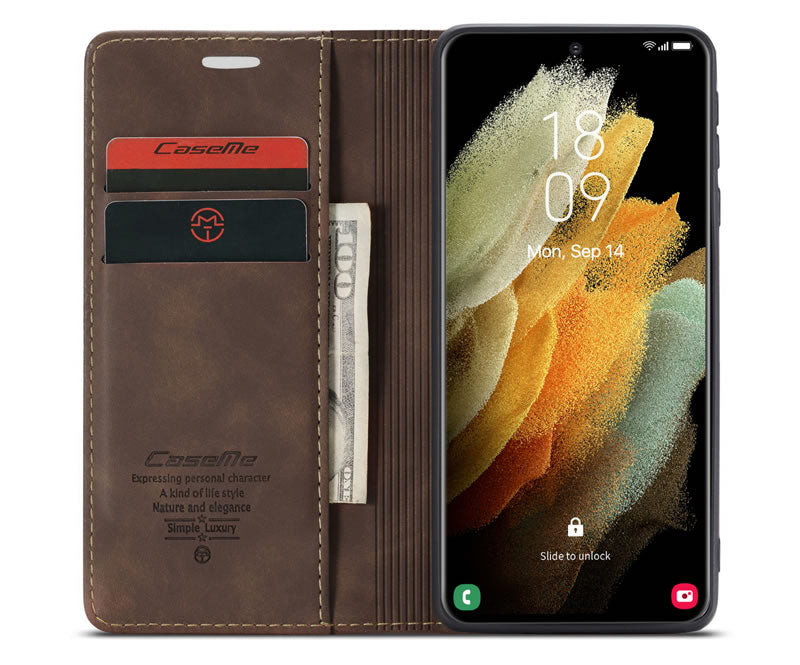 CaseMe Samsung S21 Ultra Flip Wallet Case