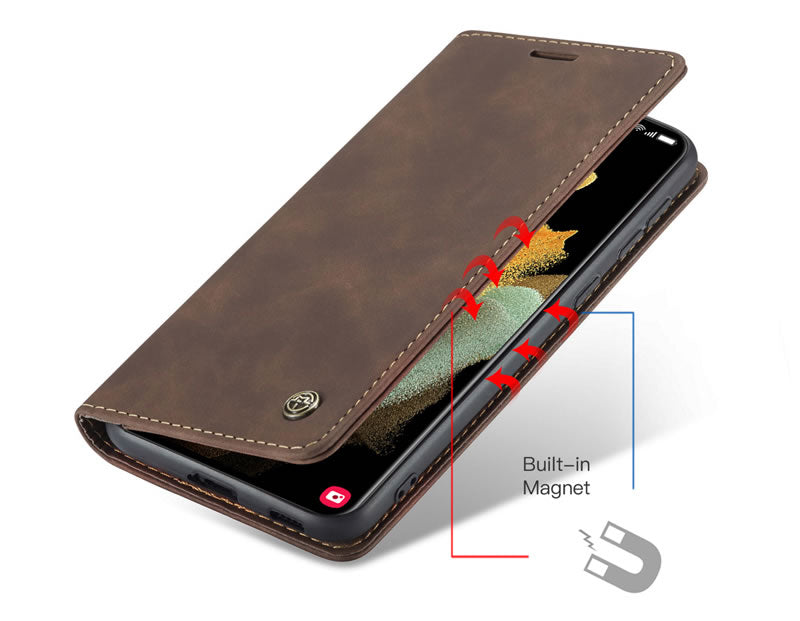 CaseMe Samsung S21 Ultra Flip Wallet Case