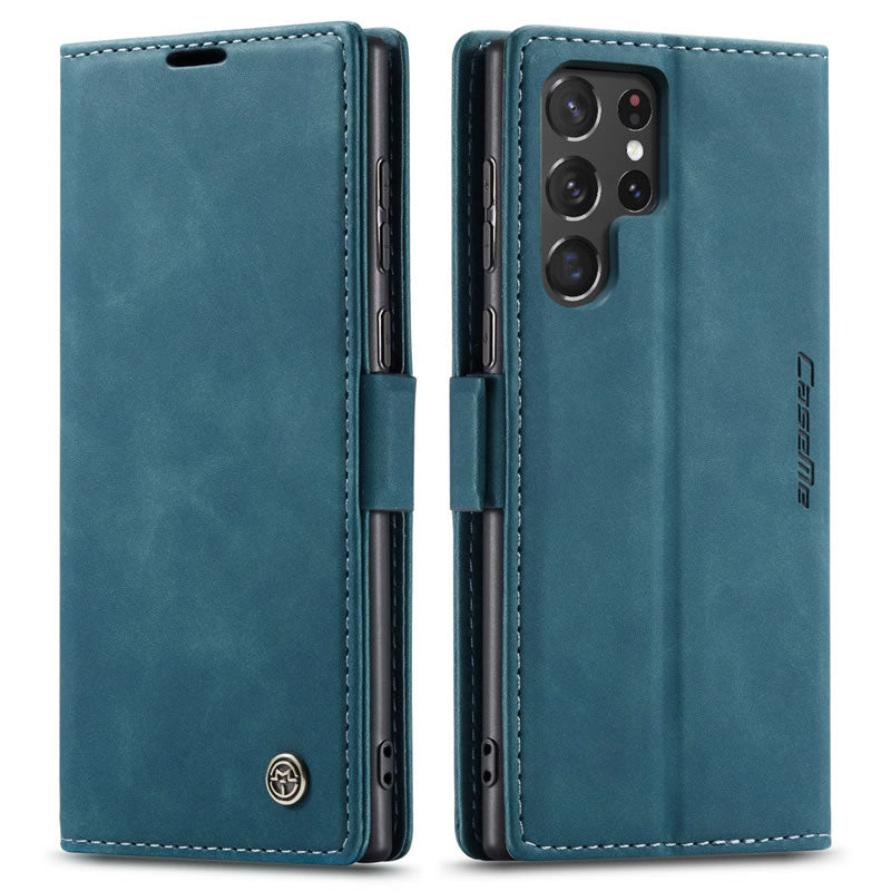 CaseMe Samsung Galaxy S22 Ultra Flip Wallet Case