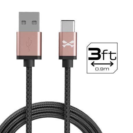 Ghostek Type C Fast Charging Braided Cable 1m