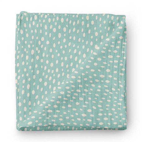 JenJen's Bamboo & Cotton Swaddle Blanket - Dots - Quikstix