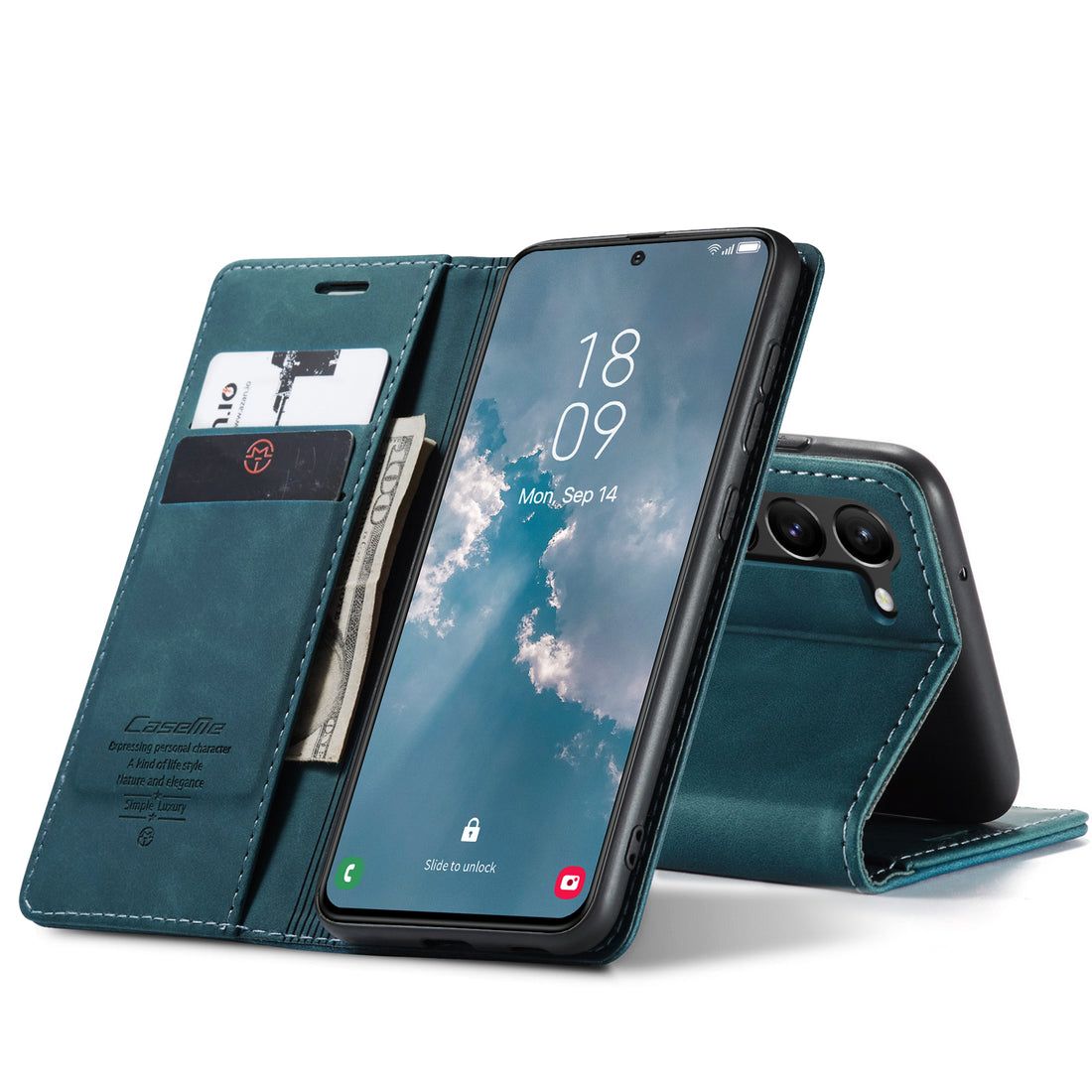 Caseme Flip Cover Compatible with Samsung S24 FE