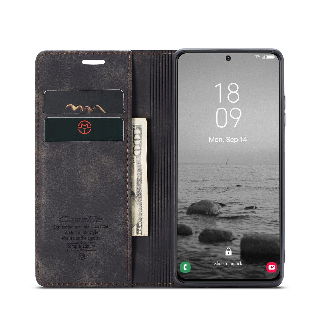 Caseme Flip Cover Compatible with Samsung S24 FE