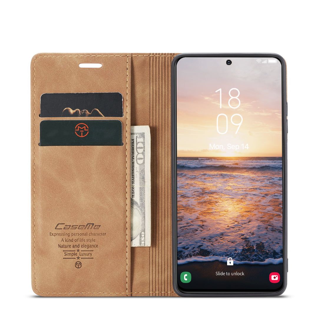 Caseme Flip Cover Compatible with Samsung S24 FE