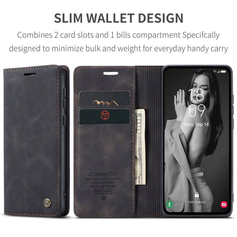 Caseme Flip Cover For Samsung A55 5G