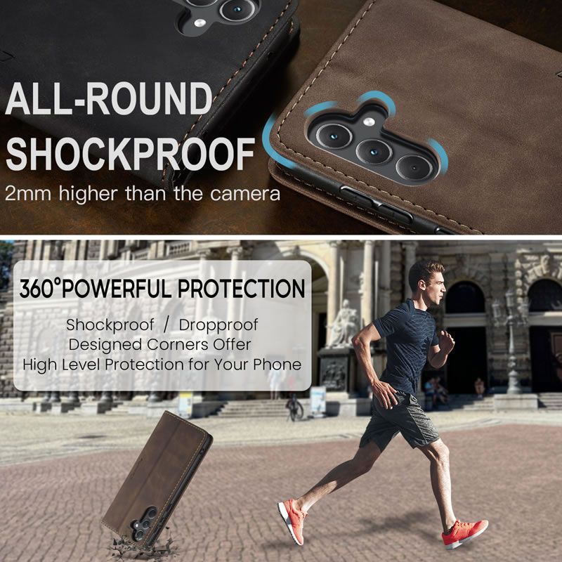 Caseme Flip Cover For Samsung A55 5G