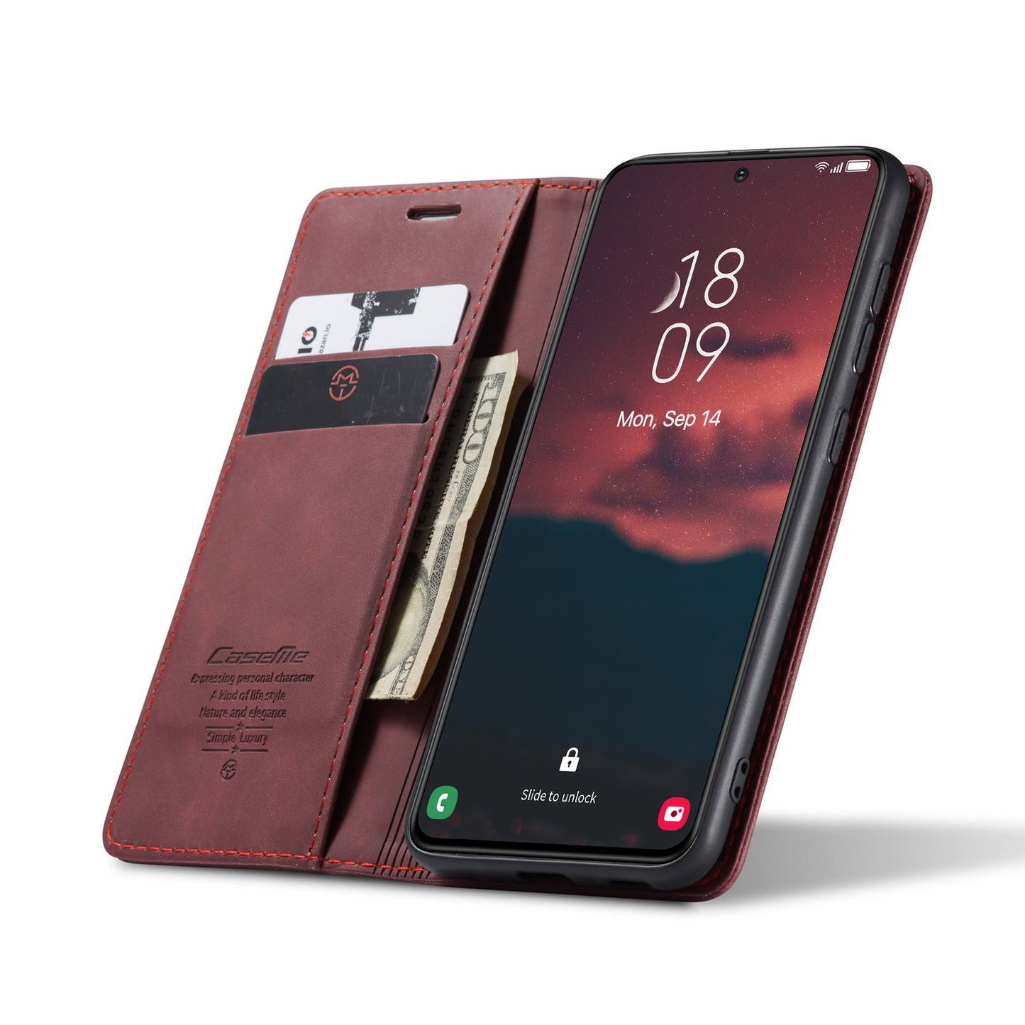 CaseMe Flip Wallet For Samsung S23 Plus
